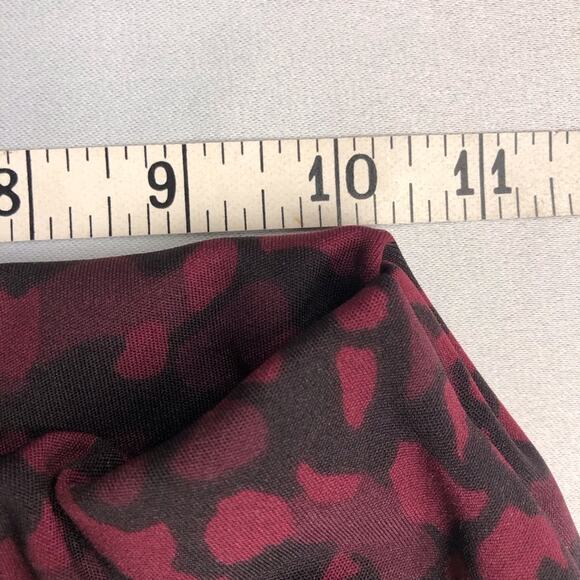 Athletic Red Black Camo Print Racerback Top and Leggings Workout Gym Outfit - Picture 11 of 16